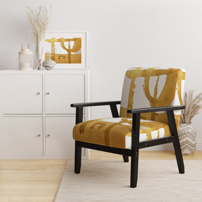 Crossing Paths I - Fauteuil d'appoint rembourré moderne