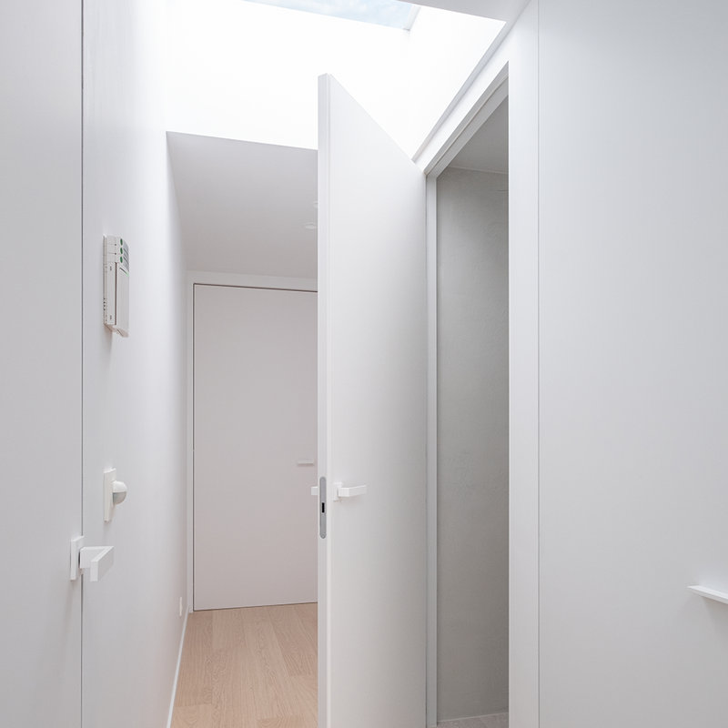 Porte intérieure moderne sans cadre Filo Muro individuel 3 pi 0 po x 6 pi 8 po, surface italienne, 36 po x 96 po