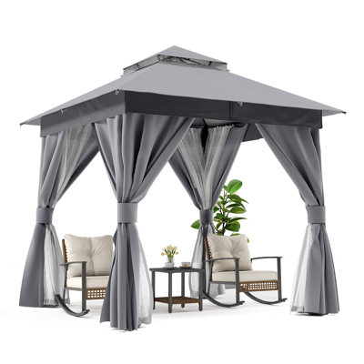8ft Steel Patio Gazebo