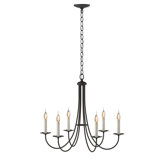 Simple Sweep 6-Light Candle Style Classic/Traditional Chandelier
