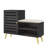 Bunceton Shoe Storage Cabinet Bench with Cushion Seat-2033964860