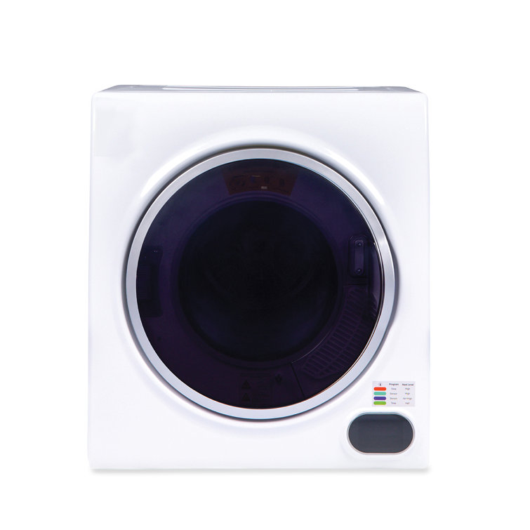 Compact 3.5 cu. ft. Electric Dryer in White