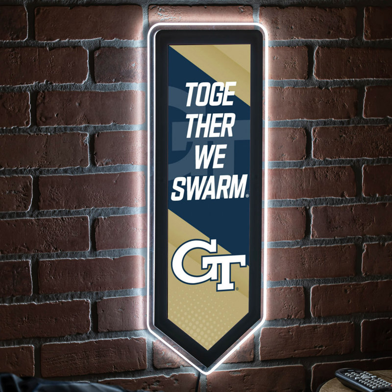 Enseigne murale NCAA Team Pennant, Georgia Tech