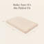 Mini drap de lit de bébé en coton brossé certifié biologique GOTS par Nate Berkus-2104218313