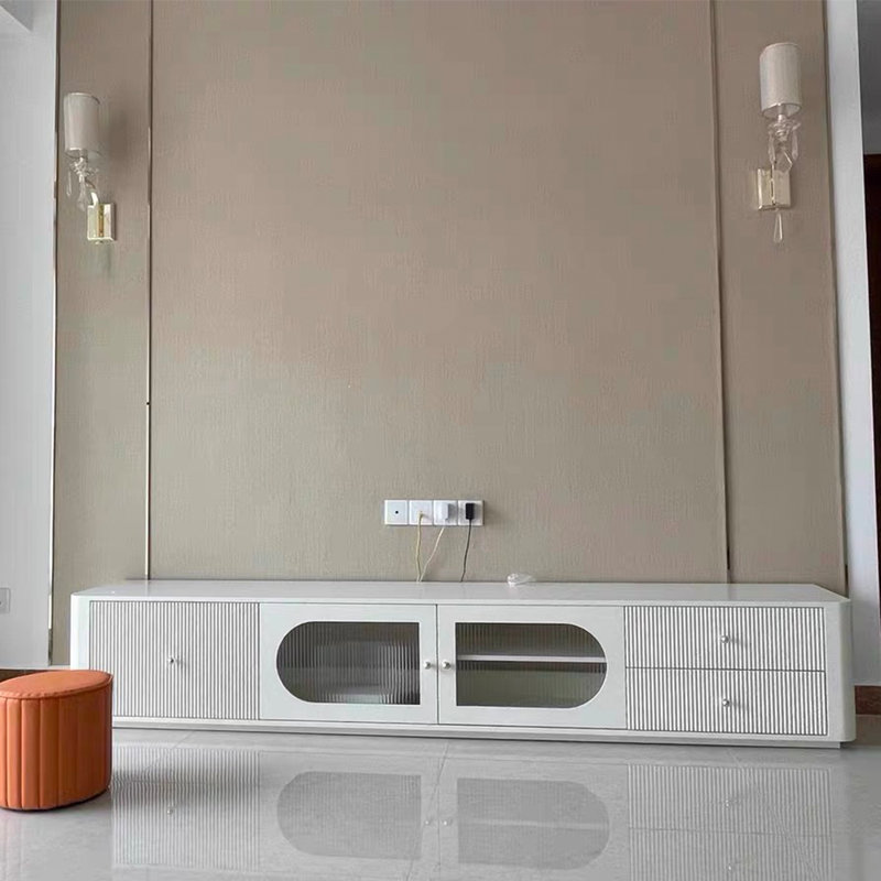 Large capacity multi-function TV stand, 78.74" W