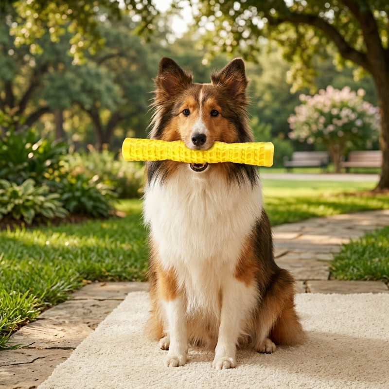 Jouet à mâcher en caoutchouc Squeaky