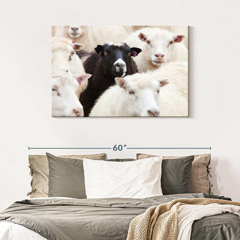 Brampt Standout Black Sheep, 30" H x 45" W
