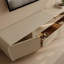 Meuble télé simple en bois massif de style crème-106445926