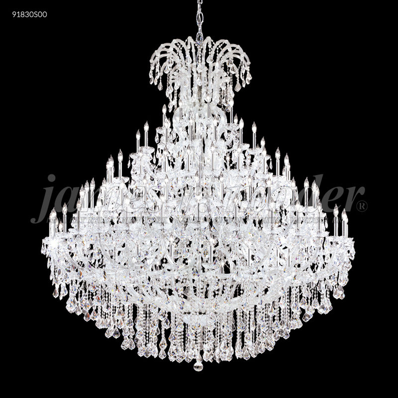 Maria Theresa Grand 128 - Light Chandelier, Silver, Chinese (K9), Clear