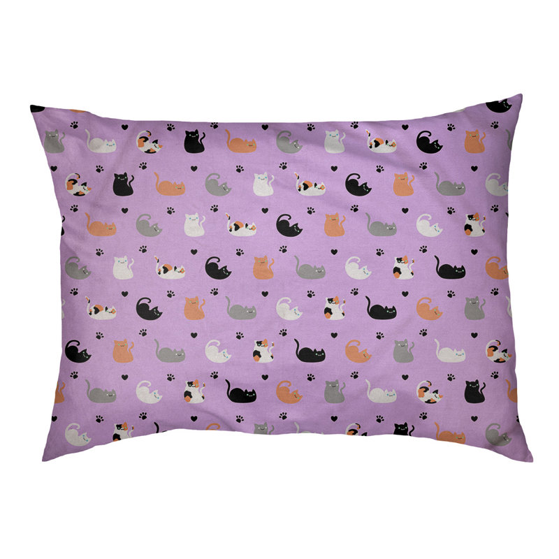 Coussin pour chien Byrge, Grand (H 14 po x l 42,5 po x P 32,5 po), Chardon / noir
