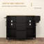 Kitchen Island on Wheels, Kitchen Cart with Drop Leaf Drawers-103120348