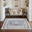 Machine Washable Oriental Floral Non Slip Indoor Area Rug-2090635554-2096701262