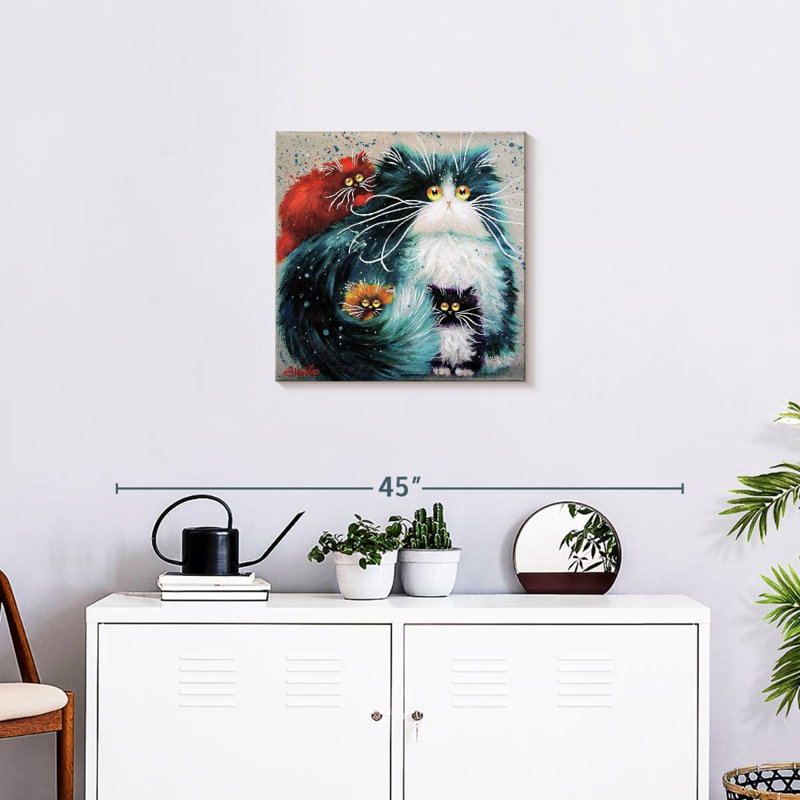 Brampt Purrenting, 20" H x 20" W