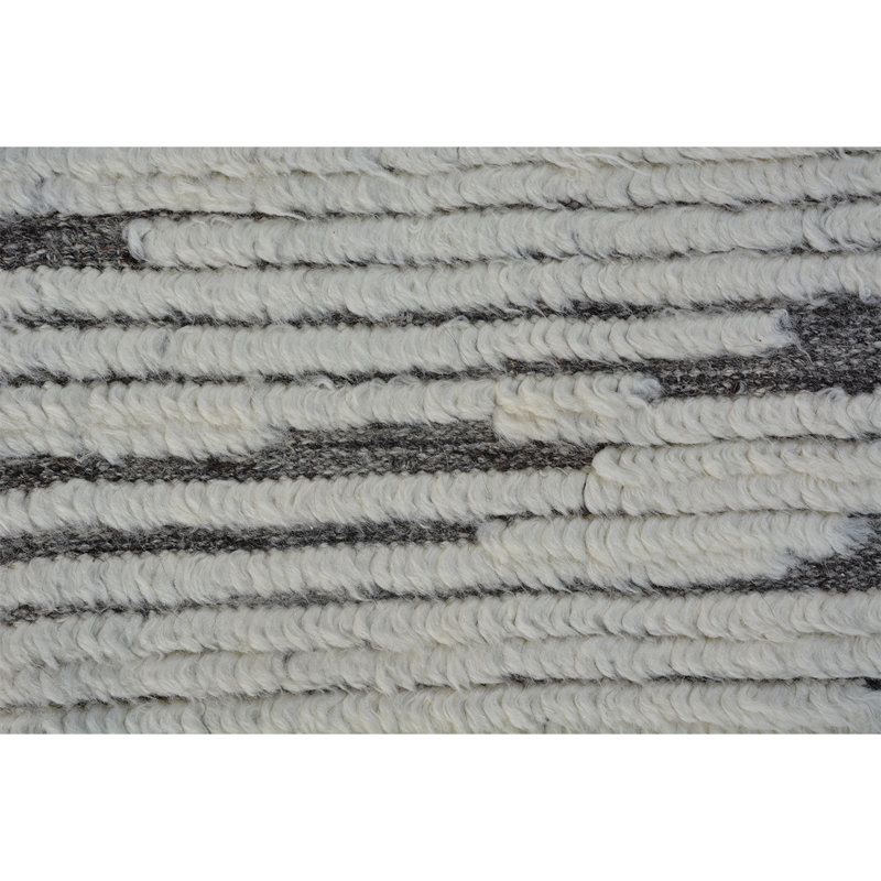 Hand Woven Wool Moroccan Area Rug, Rectangle 8' x 10'