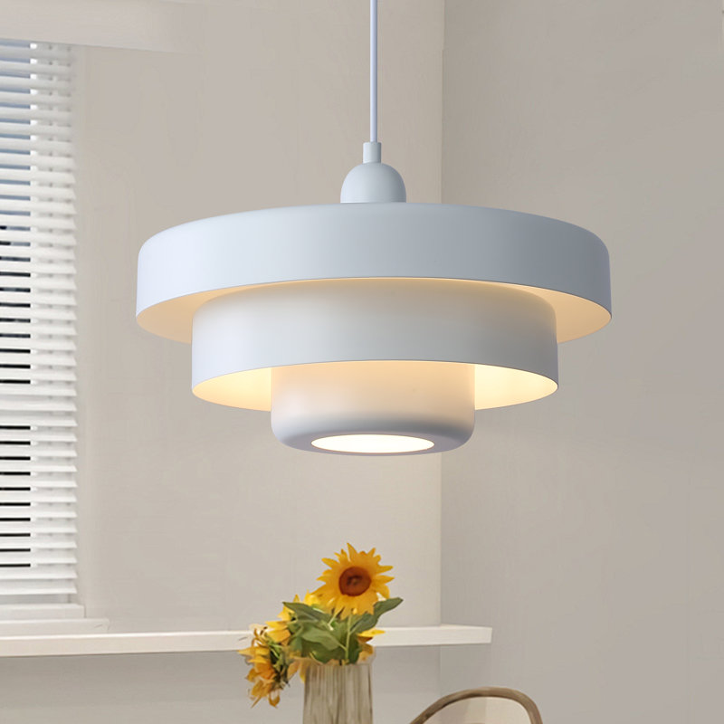 Luminaire suspendu industriel 1 lumière avec abat-jour en métal 3 lumières Stafford