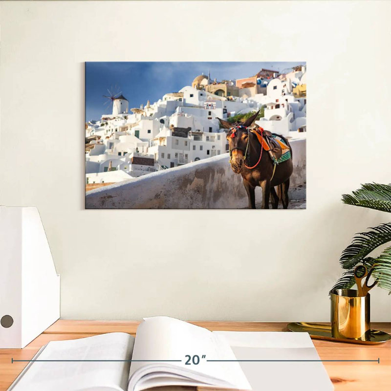 Kavia Santorini Donkey, 8" H x 12" W