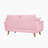 Artina 65'' Square Arm Loveseat-1936660078