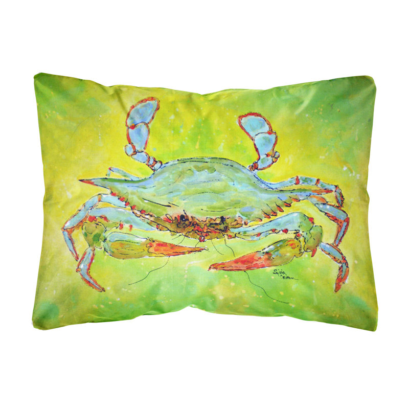 Coussin intérieur/extérieur bleu côtier