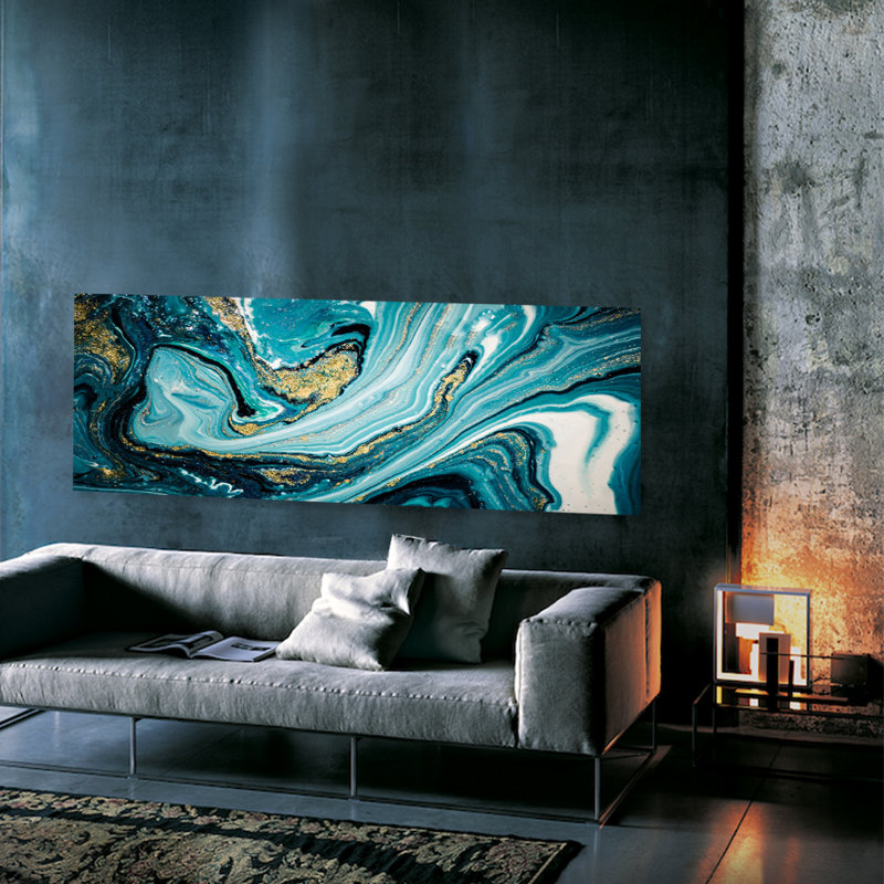"Concoction" par DecorumBy, impression panoramique sans cadre, Acrylique