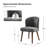 19" H Upholstered Dining Chairs with Solid Wood Legs-936040982-936040981