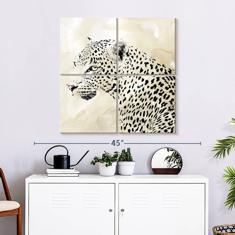 Brampt Leopard Spots III, 32" H x 32" W