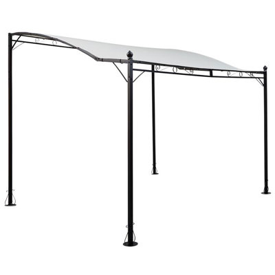 Blumfeldt Allure 0.5m x 2m Metal Pergola