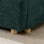 Structure de lit rembourrée de style minimaliste moderne avec tête de lit haute incurvée, support de pieds robuste en fil de qualité supérieure, matelas non inclus-159495249-159986430