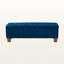 Johs Storage Bench in  Navy Blue Velvet Fabric Upholstered, 17.32'' H X 52.17'' W X 16.73'' D-2124825673