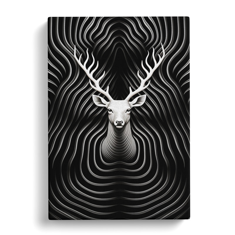Deer - Wrapped Canvas, 50cm H x 35cm W x 3cm D