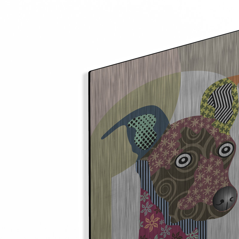 «Greyhound» par Lanre Adefioyue, H 16 po x l 12 po