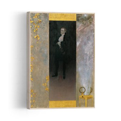 L'acteur Josef Lewinsky dans le rôle de Carlos dans Clavigo de Goethe (1895) - Estampe d'art mural abstrait contemporain