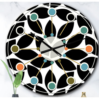 Horloge murale Mid-Century