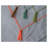 Colorful Tasseled Stripes 55"x70" Rectangular Cotton Grey Tablecloth-1844129526