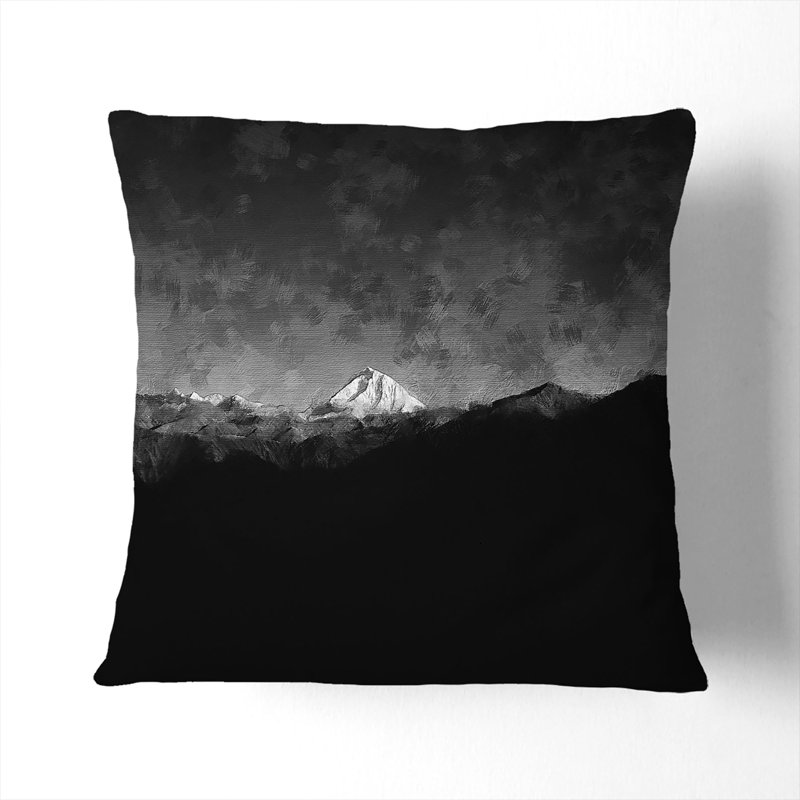 Mountain Peak in Salcantay Peru Cushion with Filling, 55cm H x 55cm W x 20cm D