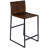 Upholstered Counter Stool with Metal Frame-142984505-259090049