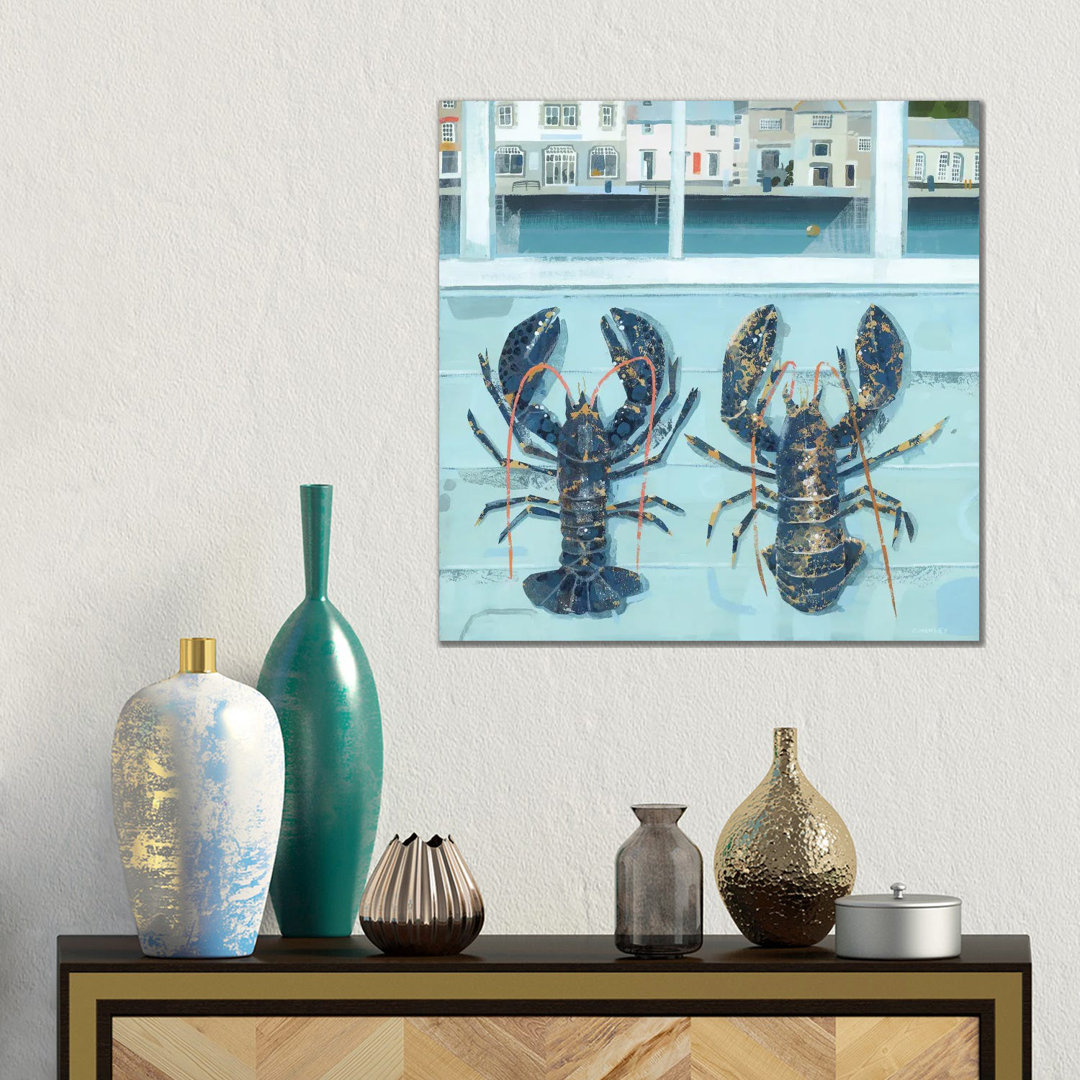 Padstow Lobsters von Claire Henley - Galerie- Giclée auf Leinwand