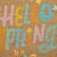 Paillasson Hallmark Multi Hello Spring, 18 po x 30 po