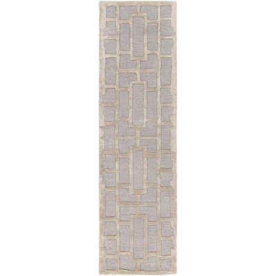 Perpetua Hand Tufted Wool Geometric Indoor Rug