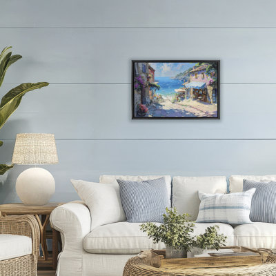 Cadre flottant Village Path to Beach, design par LSR Design Studio