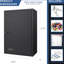 Armoire à clés murale avec 300 clés et étiquettes d'identification colorées - acier noir, réglable, serrure à combinaison, clé de rangement en acier, serrure, pour