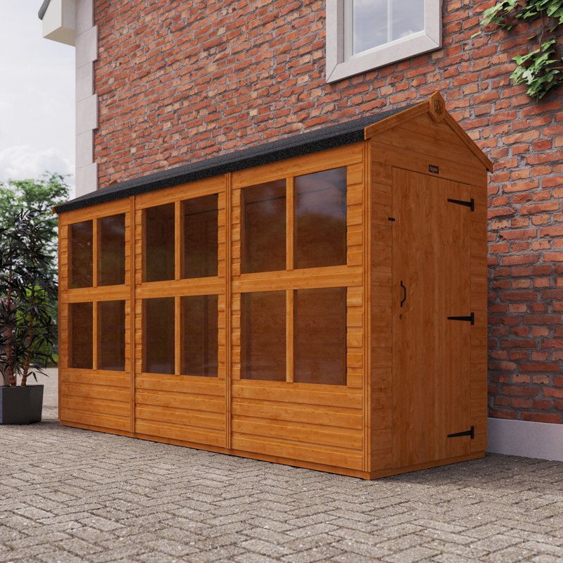 12x4w TigerFlex® Shiplap Apex Sunroom