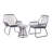 MILAN 3PC CHAT SET