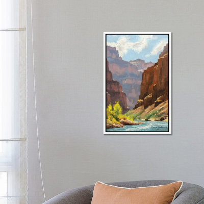Receeding Cliffs 1 Piece Painting on Canvas