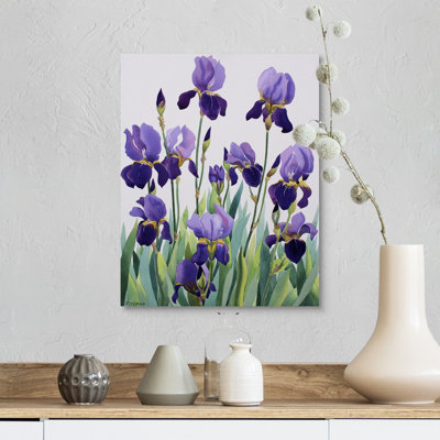 " Purple Irises " by Christopher Ryland