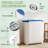 Auertech High Efficiency Portable Washer & Dryer Combo in with Child Safety Lock White