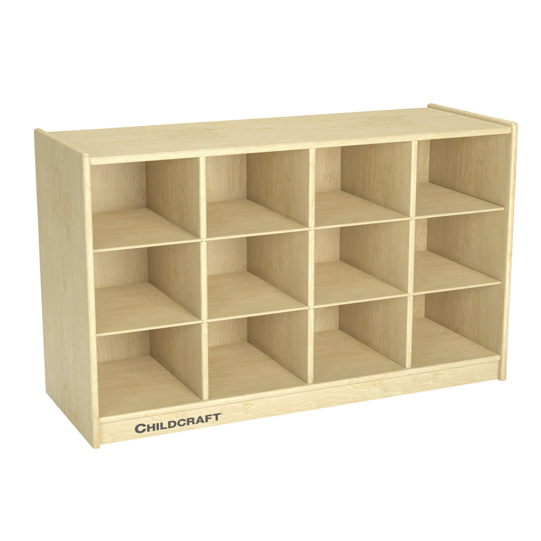 12 Compartment Birch Plywood Cubby Childcraft
