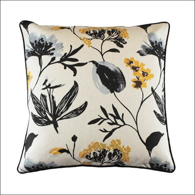 Allexis Floral Cotton Blend Throw Pillow