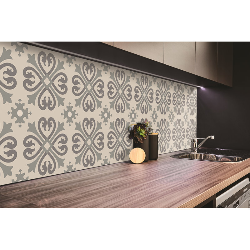 Wall Tiles Self Adhesive Vinyl Splashback Wall Stickers 39,37x19,68 Inch Sticker Tile Peel and Stick