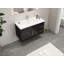 Ensemble de meuble-lavabo simple mural de 42 po Carliss-1366330674-1366330671