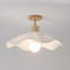 Linen Blend Semi Flush Mount-1092674409